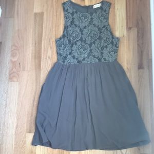 Only worn once. Dress with patterns